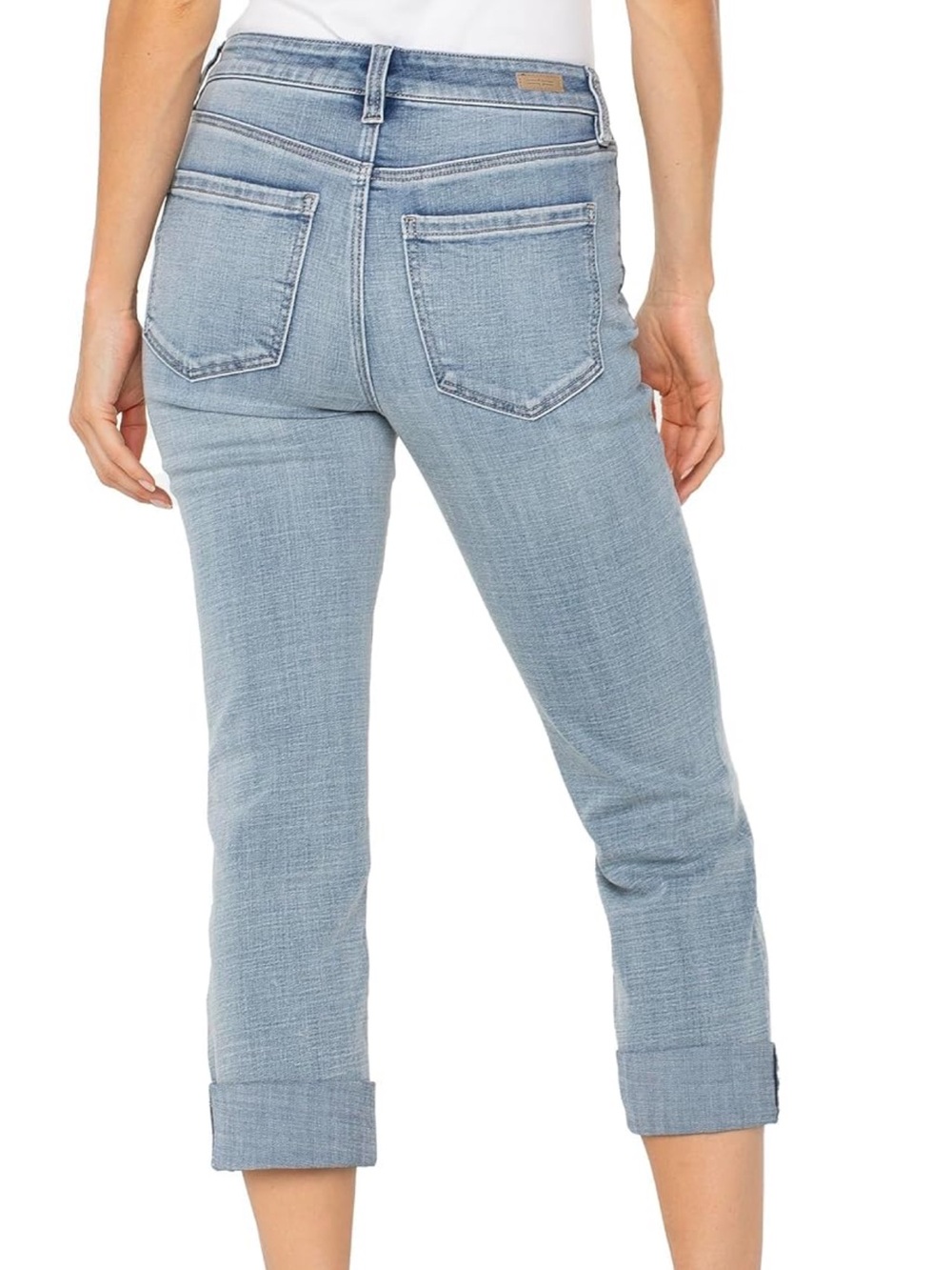 *Liverpool Charlie Crop Skinny Jeans Light Wash - Picture 2 of 2